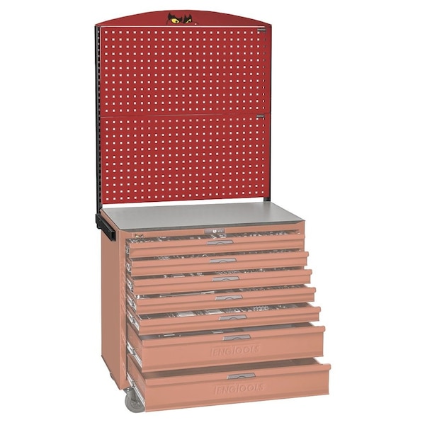 2 Panel Metal Add On Storage Wall Control Organizer
